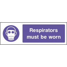 Respirators Must Be Worn - Landscape